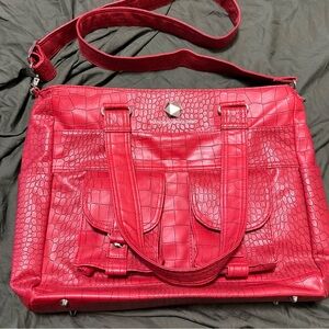 ThinkGeek Handbag Of Holding Red Dragon Scale D20 Discontinued